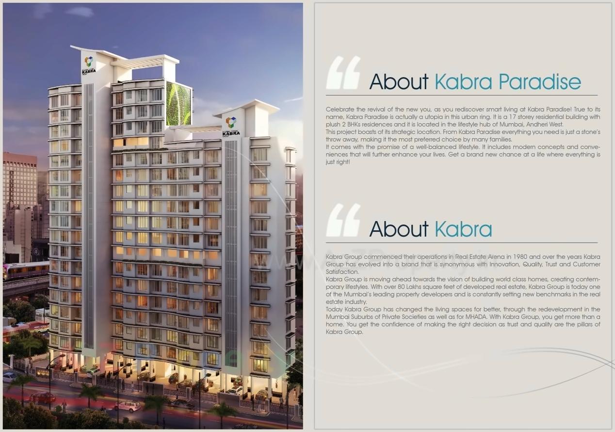  of real estate project Kabra Paradise located at Andheri, MumbaiSuburban, Maharashtra