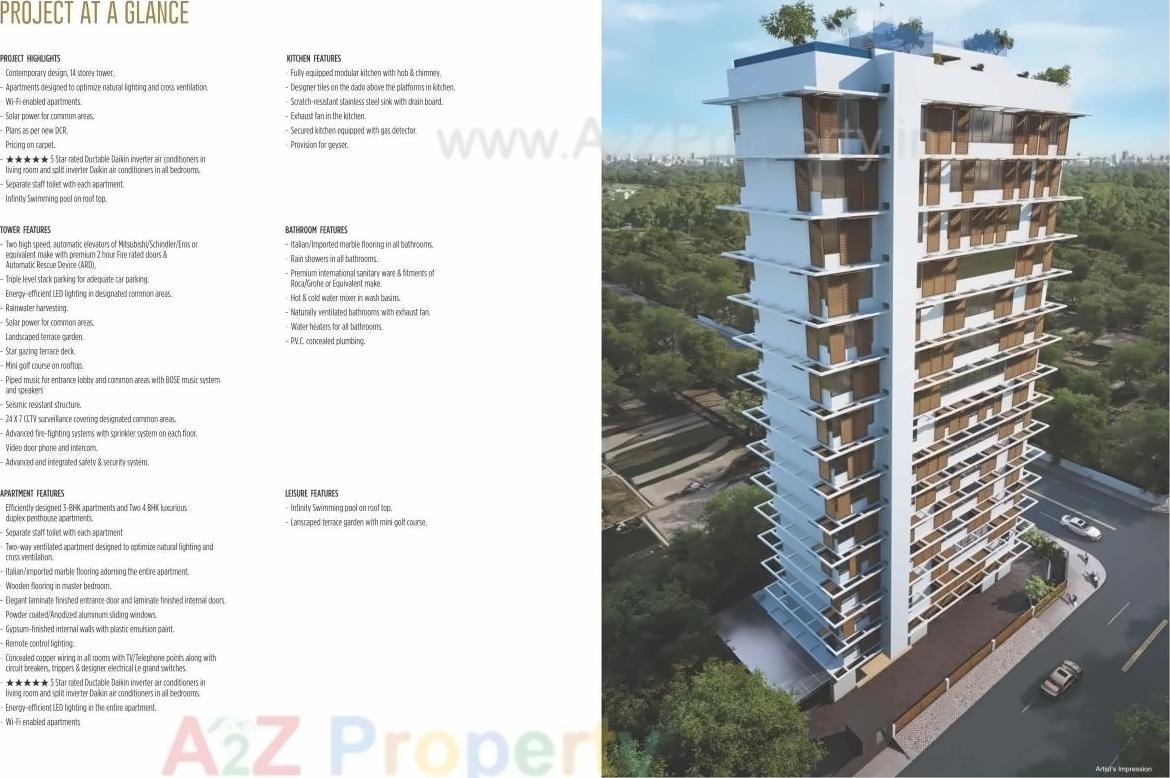 3D Elevation of real estate project Kakad Heights located at Andheri, MumbaiSuburban, Maharashtra