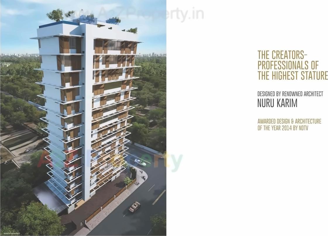 3D Elevation of real estate project Kakad Heights located at Andheri, MumbaiSuburban, Maharashtra