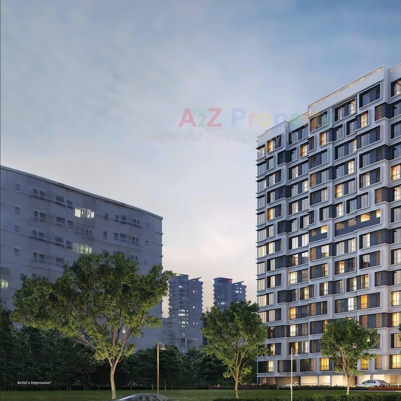 3D Elevation of real estate project Kalpataru Bliss Apartments located at Andheri, MumbaiSuburban, Maharashtra