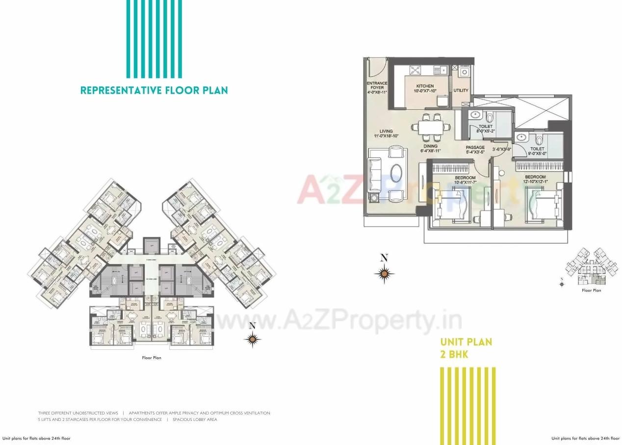 Layout of real estate project Kalpataru Crest located at Kurla, MumbaiSuburban, Maharashtra