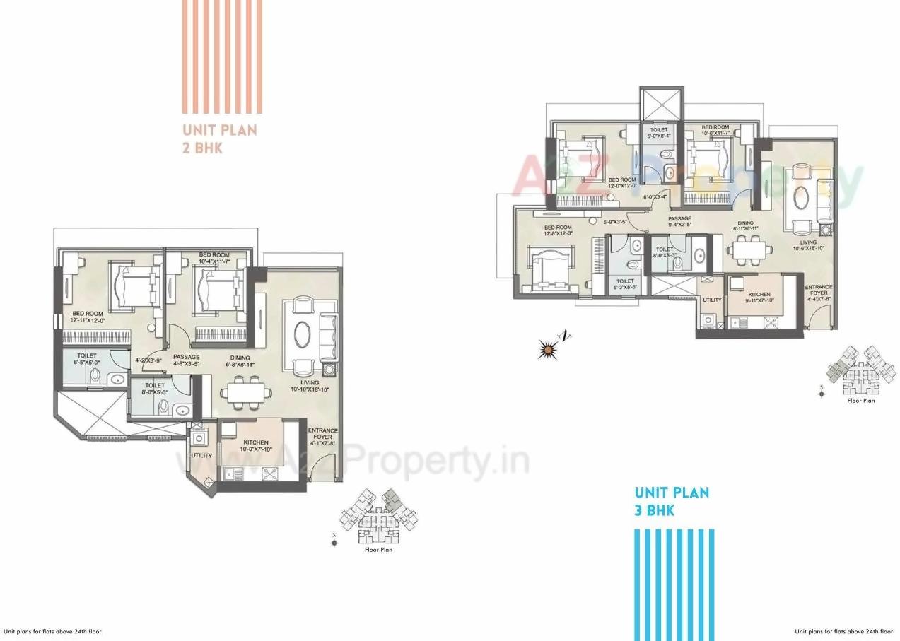 Layout of real estate project Kalpataru Crest located at Kurla, MumbaiSuburban, Maharashtra