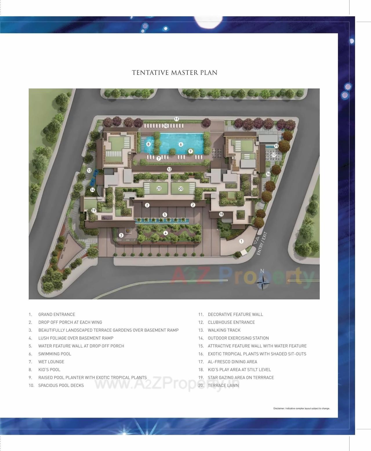 Layout of real estate project Kalpataru Solitaire located at Andheri, MumbaiSuburban, Maharashtra