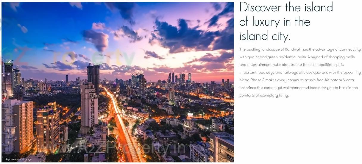  of real estate project Kalpataru Vienta Tower located at Borivali, MumbaiSuburban, Maharashtra