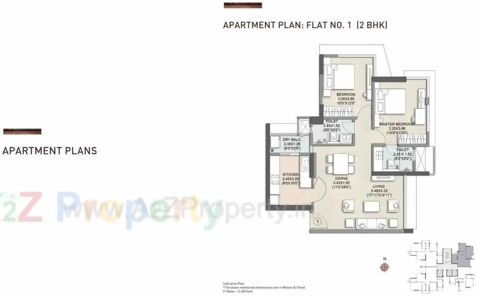 Layout of real estate project Kalpataru Woodsville located at Kurla, MumbaiSuburban, Maharashtra