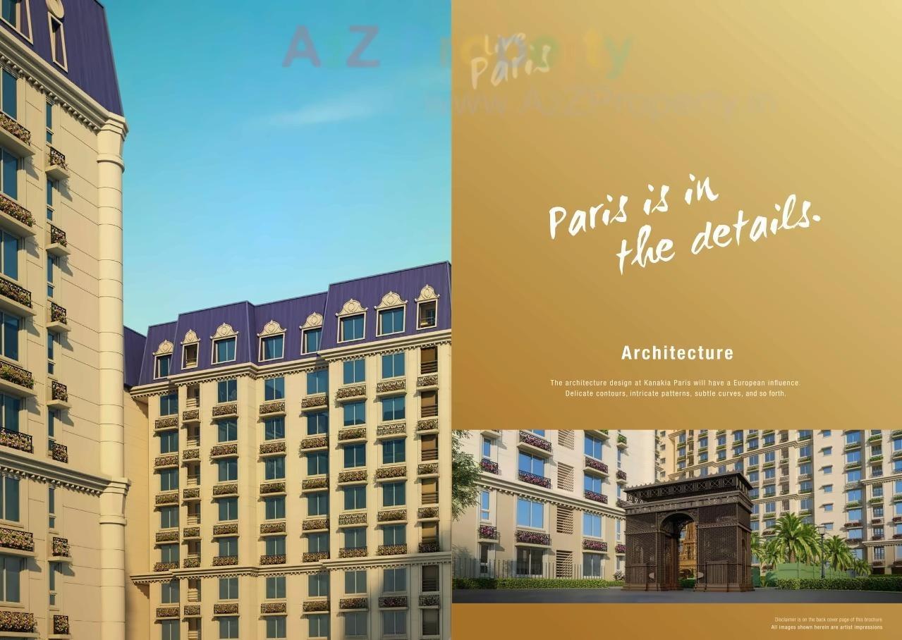 3D Elevation of real estate project Kanakia Paris located at Andheri, MumbaiSuburban, Maharashtra