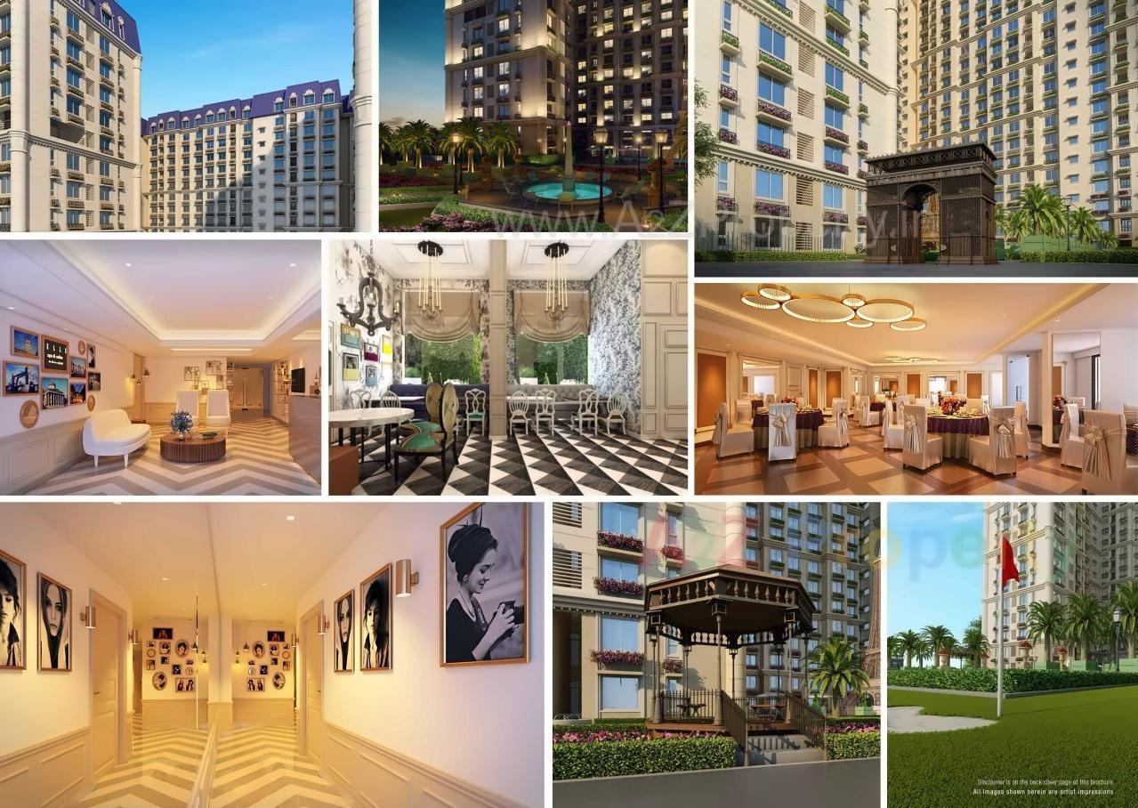 3D Elevation of real estate project Kanakia Paris located at Andheri, MumbaiSuburban, Maharashtra