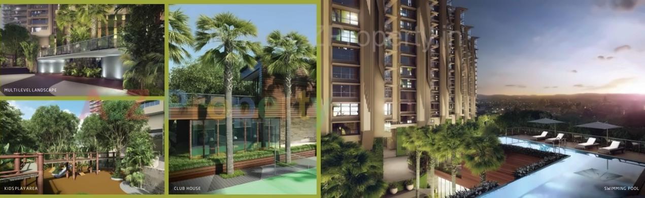 3D Elevation of real estate project Kanakia Rainforest located at Andheri, MumbaiSuburban, Maharashtra