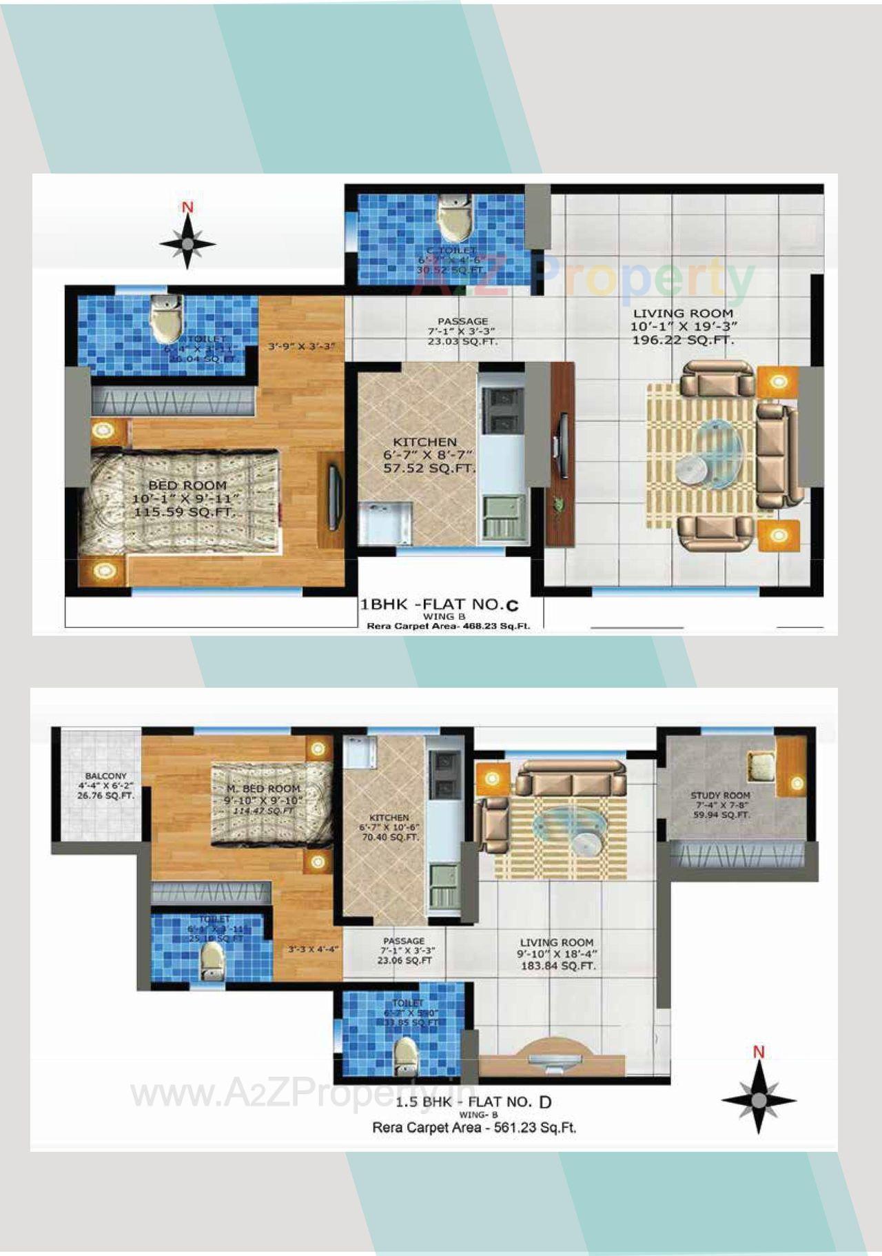 0006 of real estate project Kavya Ashwamegh located at Kurla, MumbaiSuburban, Maharashtra