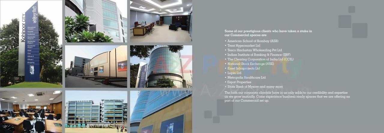 3D Elevation of real estate project Kohinoor City Residential Block located at Kurla, MumbaiSuburban, Maharashtra