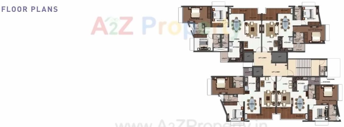 Layout of real estate project Krishvi Residency located at Kurla, MumbaiSuburban, Maharashtra