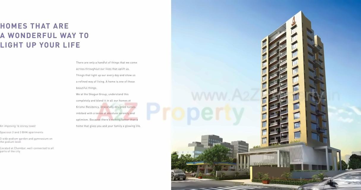 3D Elevation of real estate project Krishvi Residency located at Kurla, MumbaiSuburban, Maharashtra