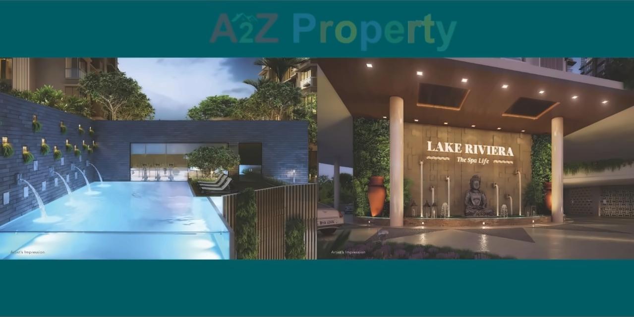 3D Elevation of real estate project Lake Riviera located at Kurla, MumbaiSuburban, Maharashtra