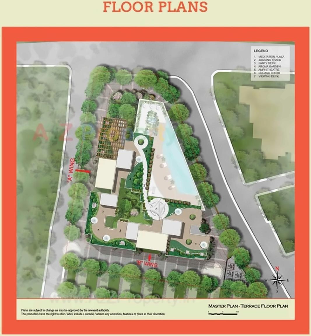 Layout of real estate project Lamor located at Borivali, MumbaiSuburban, Maharashtra