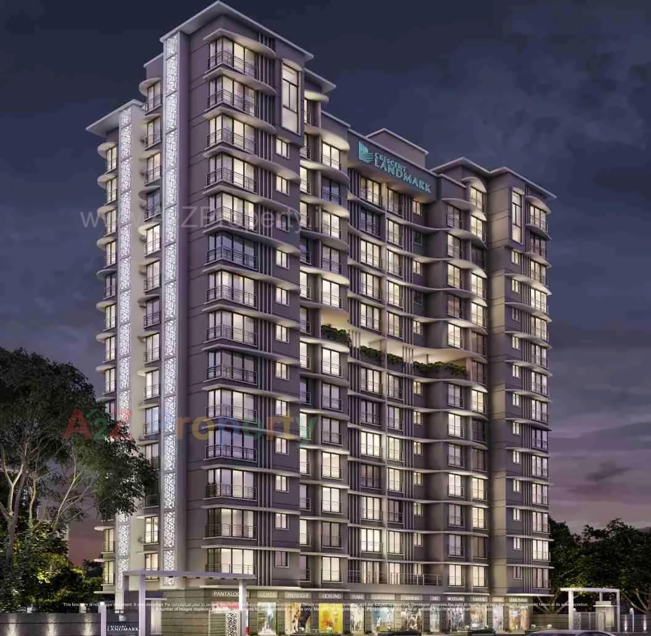 3D Elevation of real estate project Landmark located at Andheri, MumbaiSuburban, Maharashtra