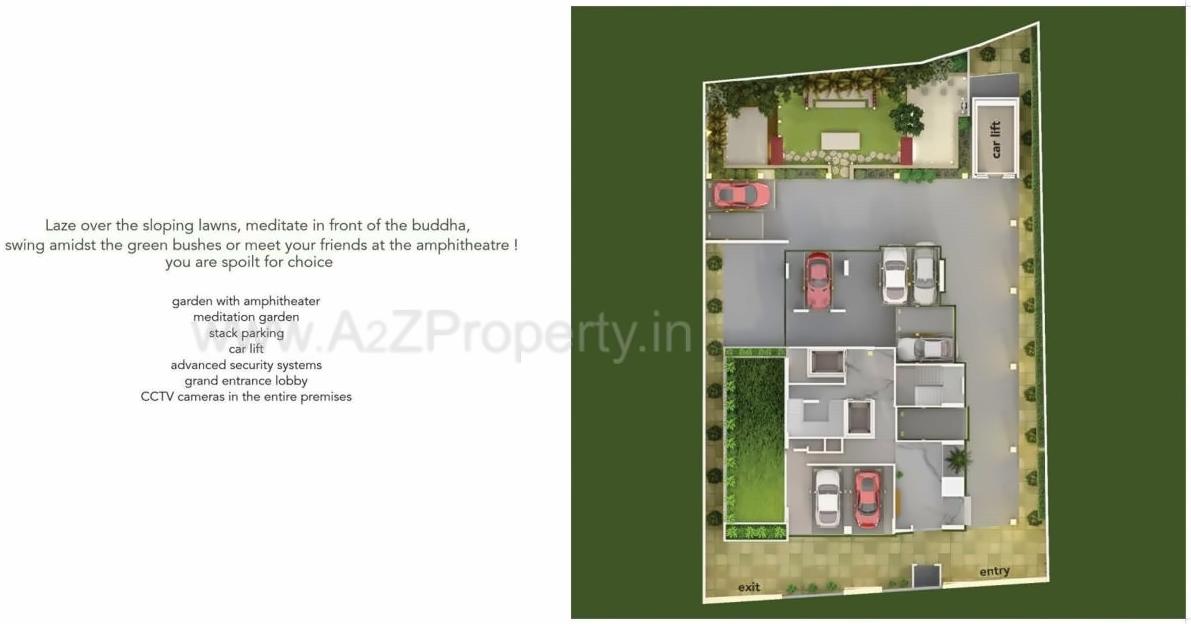 Layout of real estate project Lilium located at Andheri, MumbaiSuburban, Maharashtra
