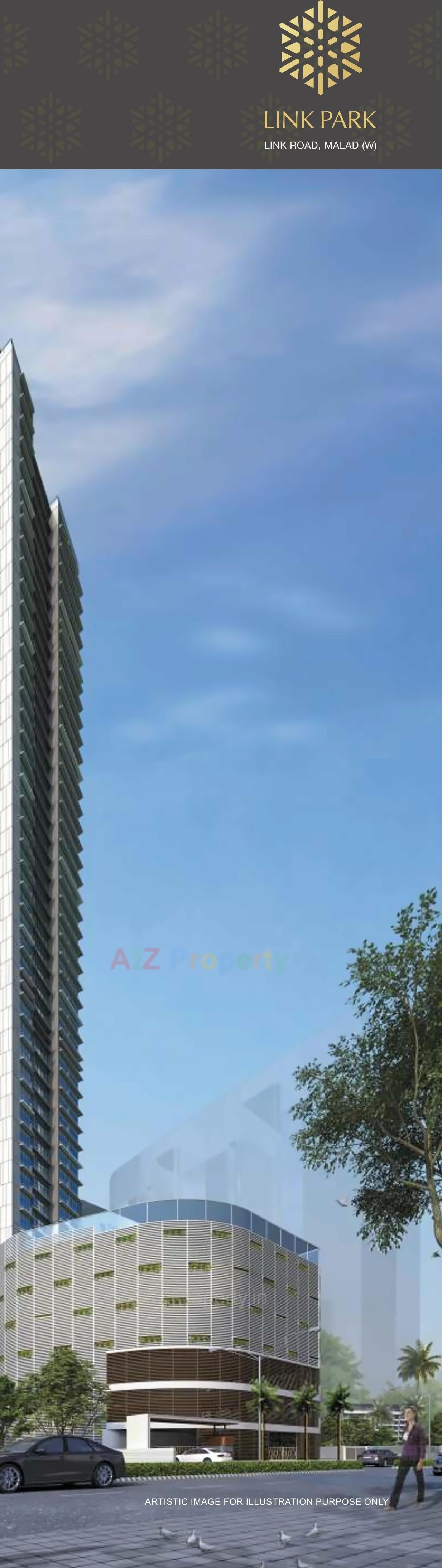 3D Elevation of real estate project Linkpark located at Borivali, MumbaiSuburban, Maharashtra