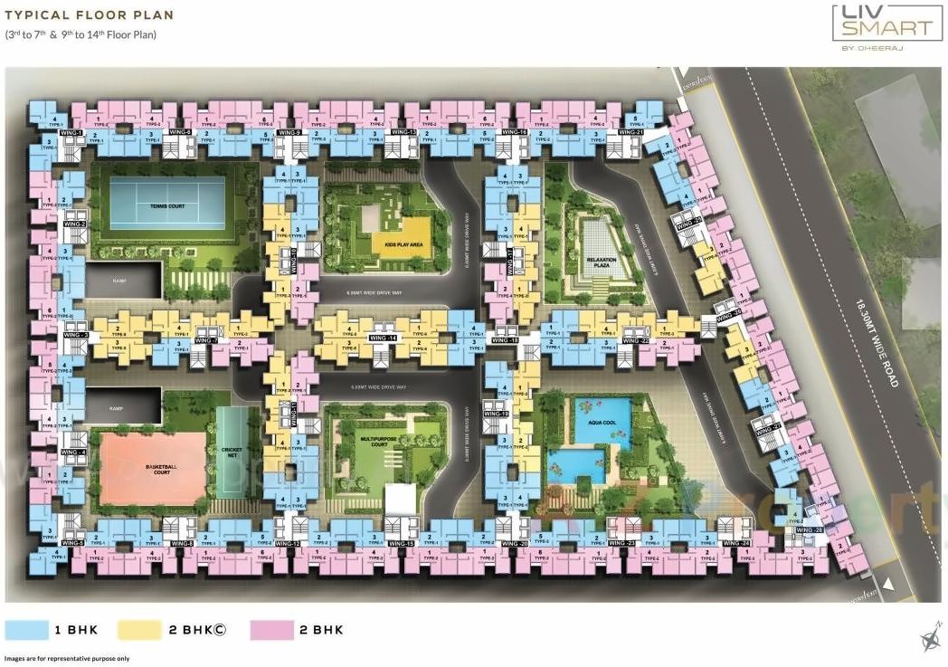 Layout of real estate project Livsmart Kurla located at Kurla, MumbaiSuburban, Maharashtra