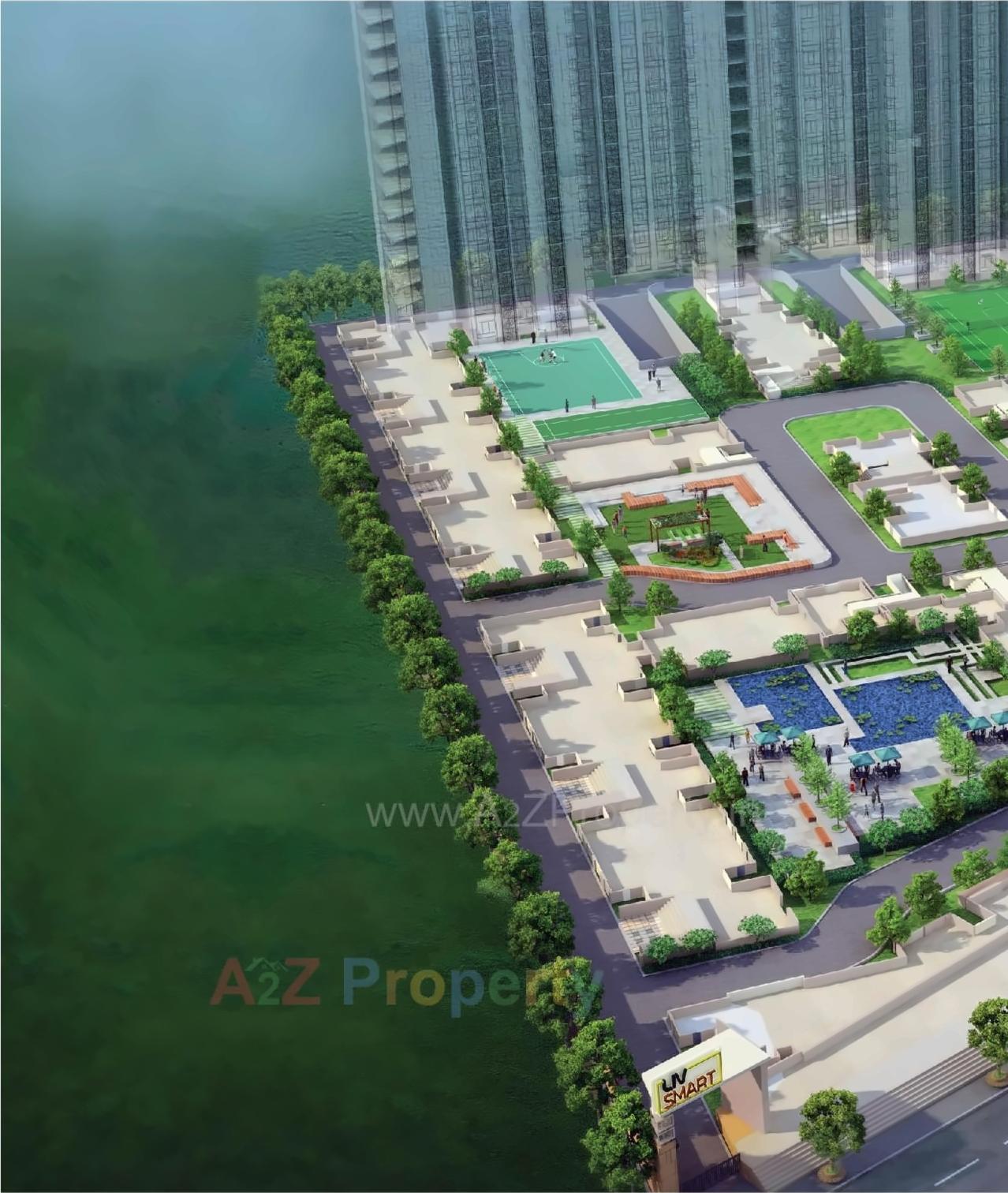 3D Elevation of real estate project Livsmart Kurla located at Kurla, MumbaiSuburban, Maharashtra