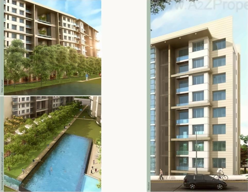 3D Elevation of real estate project Lodha Eternis Natura located at Andheri, MumbaiSuburban, Maharashtra