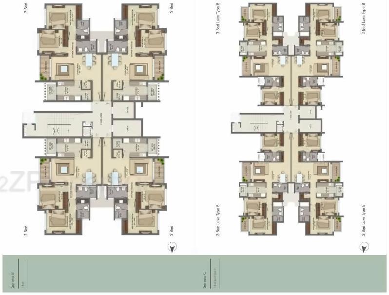 Layout of real estate project Lodha Eternis Natura located at Andheri, MumbaiSuburban, Maharashtra