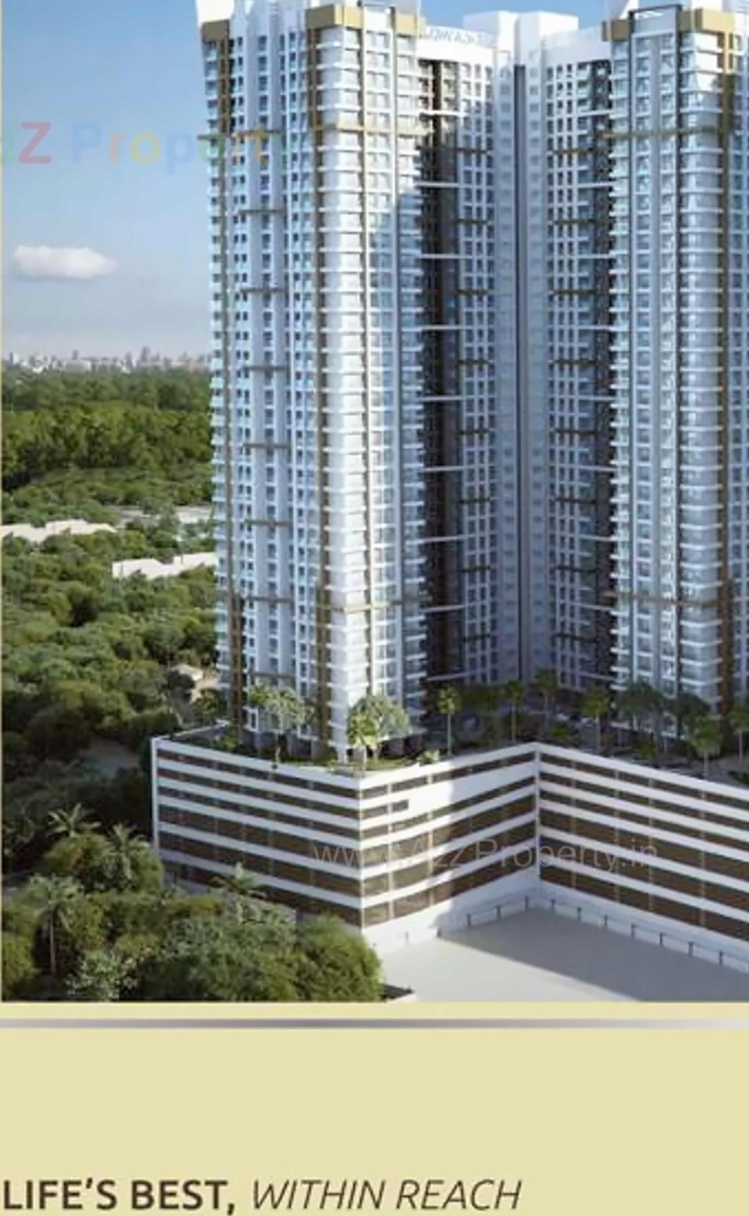 3D Elevation of real estate project Majestic Towers located at Kurla, MumbaiSuburban, Maharashtra