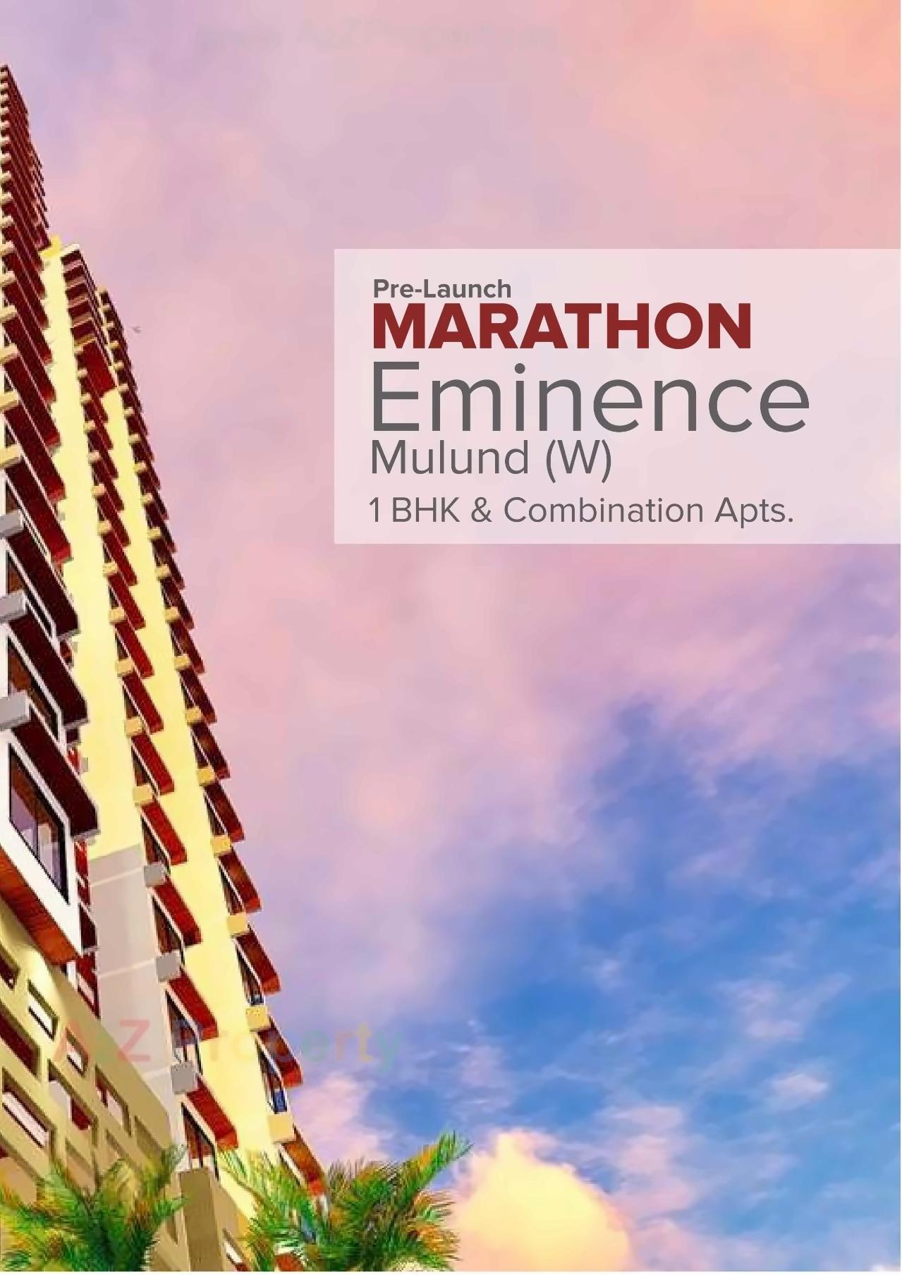 3D Elevation of real estate project Marathon Eminence located at Kurla, MumbaiSuburban, Maharashtra