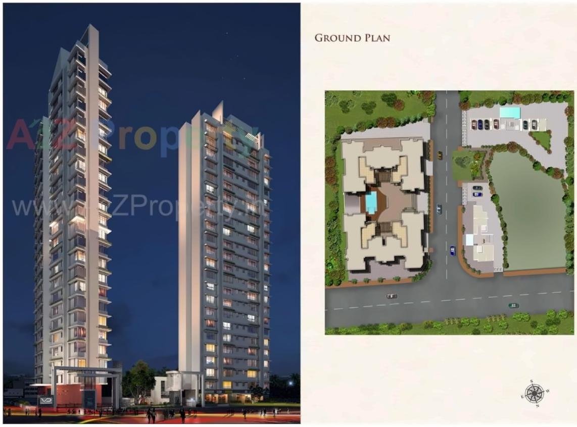 3D Elevation of real estate project Marvel Gold located at Kurla, MumbaiSuburban, Maharashtra