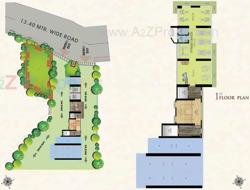 Layout of real estate project Marvel Gold located at Kurla, MumbaiSuburban, Maharashtra