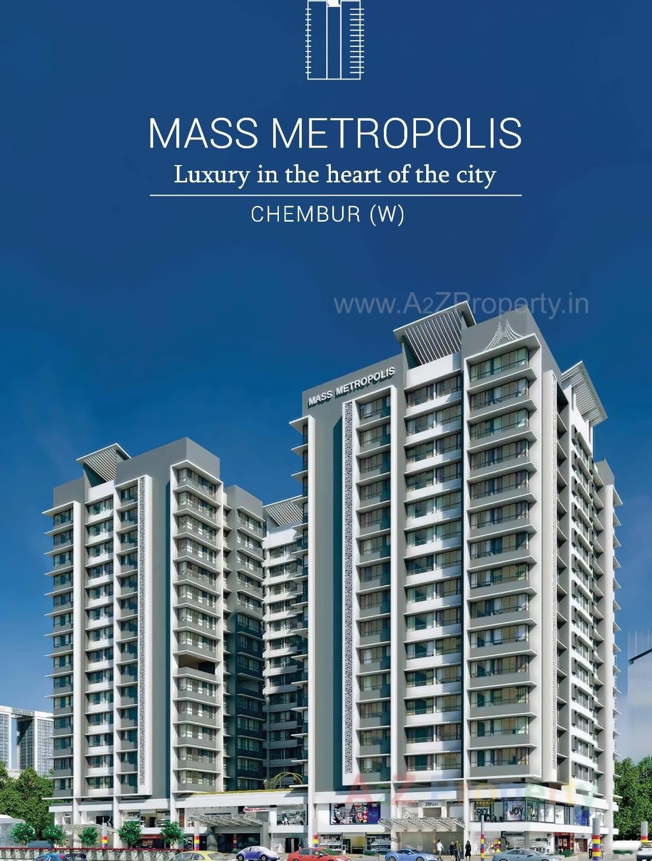 3D Elevation of real estate project Mass Metropolis located at Kurla, MumbaiSuburban, Maharashtra