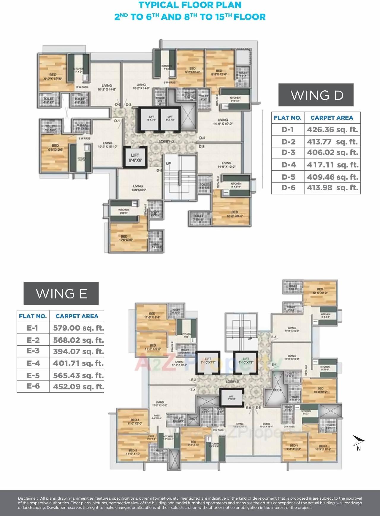Layout of real estate project Mass Metropolis located at Kurla, MumbaiSuburban, Maharashtra