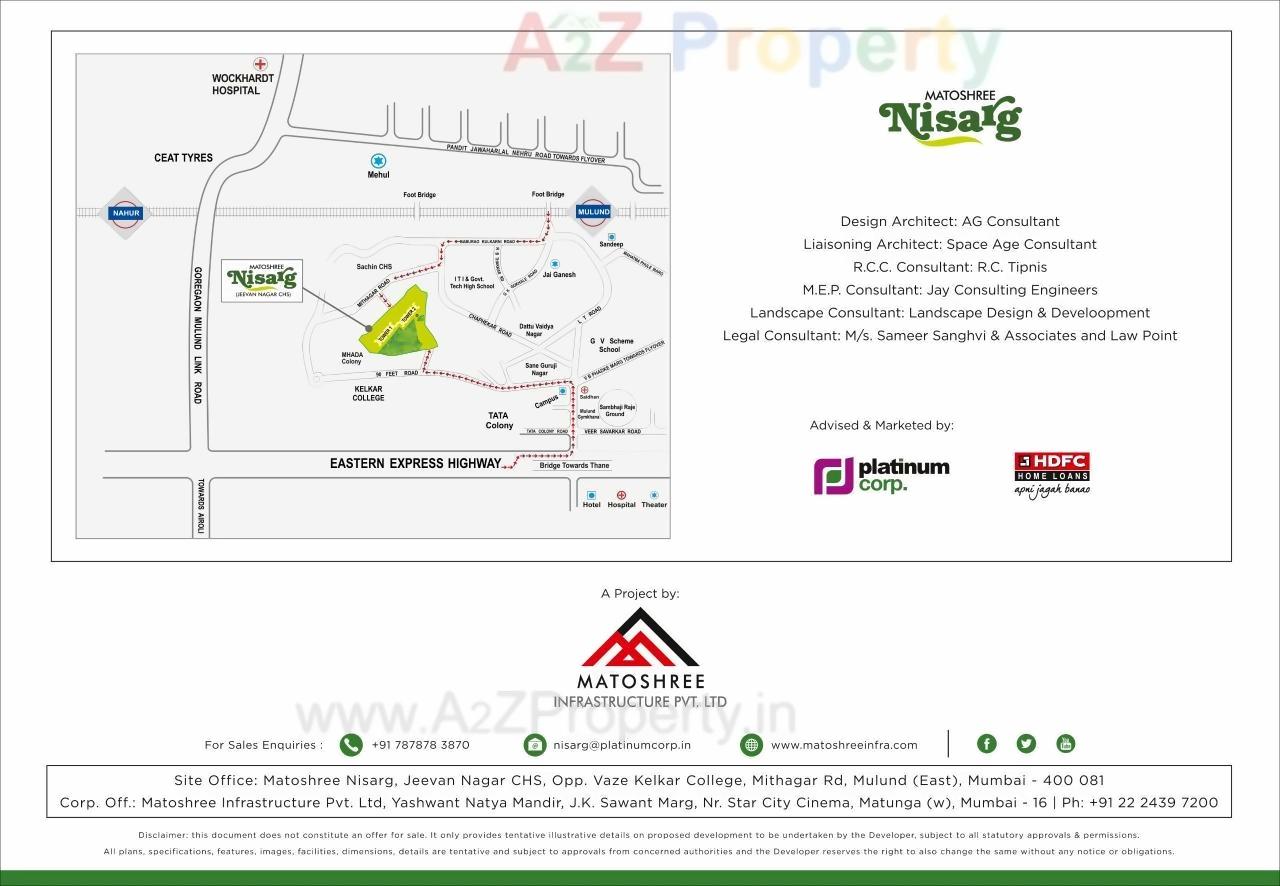  of real estate project Matoshree Nisarg Tower located at Kurla, MumbaiSuburban, Maharashtra