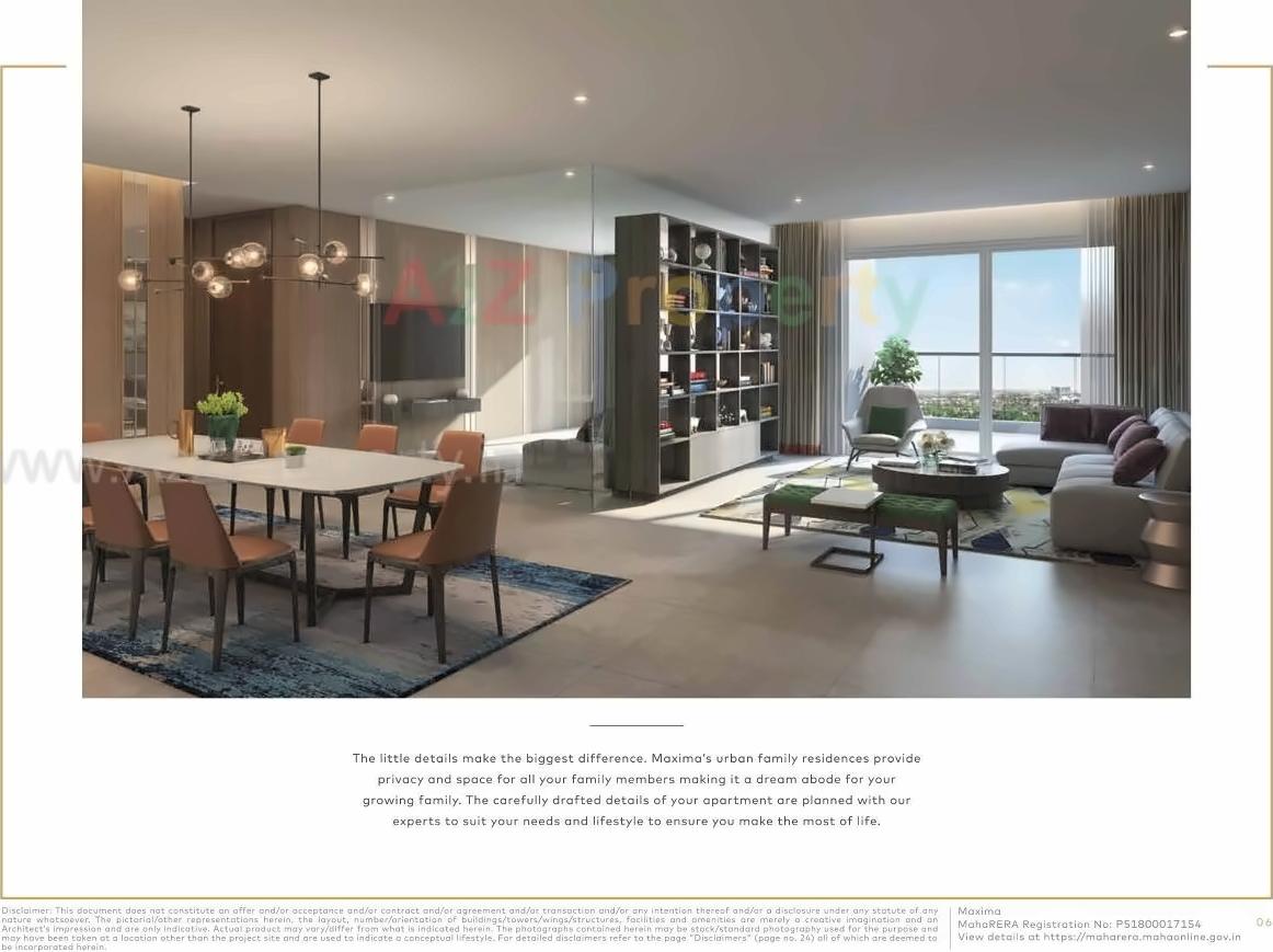 3D Elevation of real estate project Maxima located at Andheri, MumbaiSuburban, Maharashtra