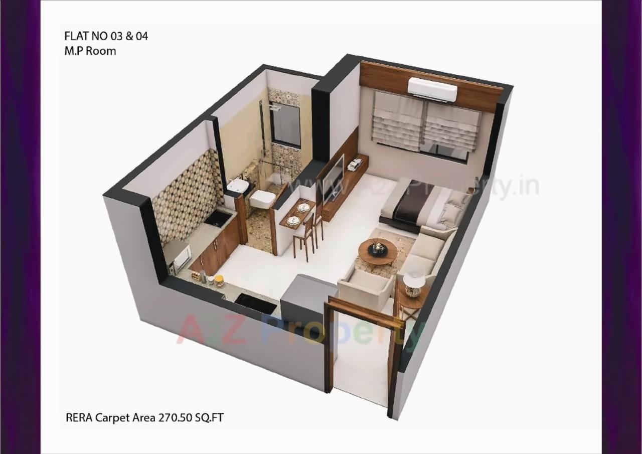 Layout of real estate project Mayfair The View located at Kurla, MumbaiSuburban, Maharashtra