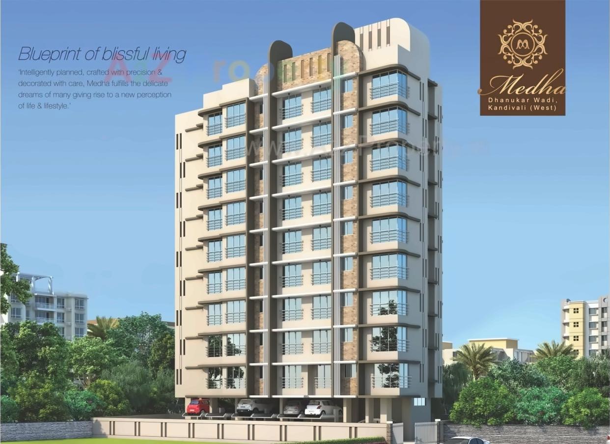 3D Elevation of real estate project Medha Chsl located at Borivali, MumbaiSuburban, Maharashtra
