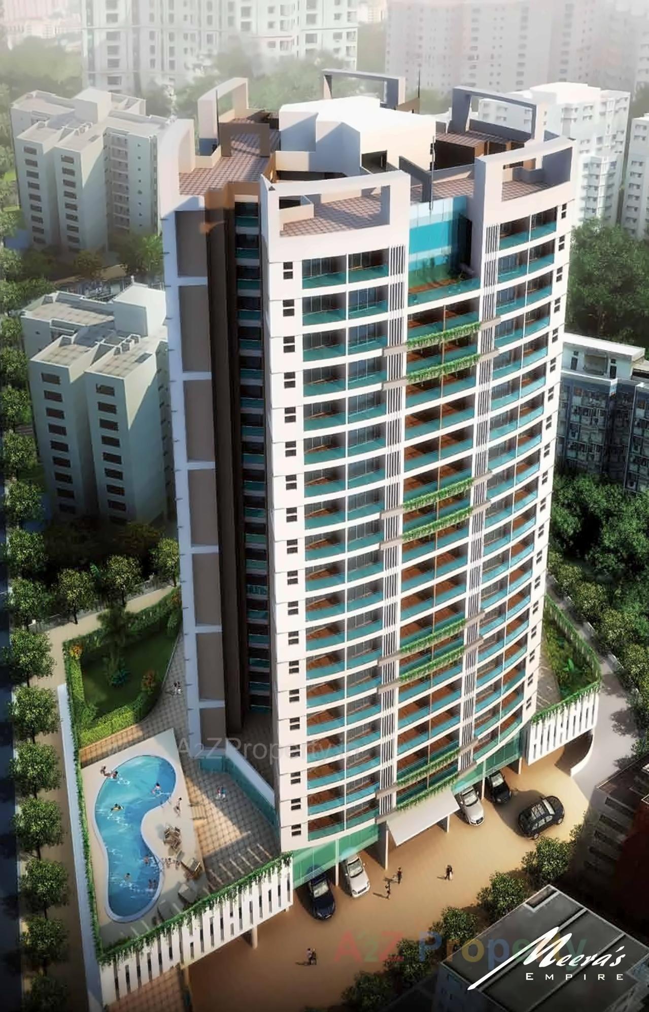 3D Elevation of real estate project Meeras Empire Meeras Crown located at Borivali, MumbaiSuburban, Maharashtra