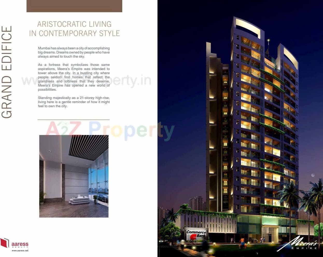 3D Elevation of real estate project Meeras Empire Meeras Crown located at Borivali, MumbaiSuburban, Maharashtra