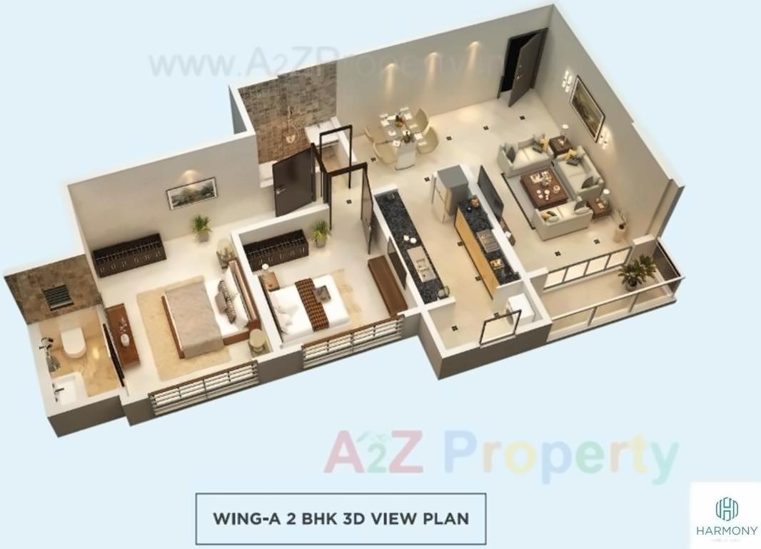 Layout of real estate project Midas Bhoomi Harmony located at Kurla, MumbaiSuburban, Maharashtra