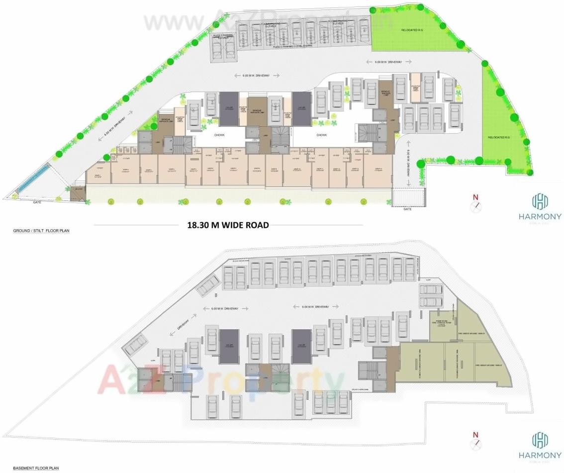 Layout of real estate project Midas Bhoomi Harmony located at Kurla, MumbaiSuburban, Maharashtra