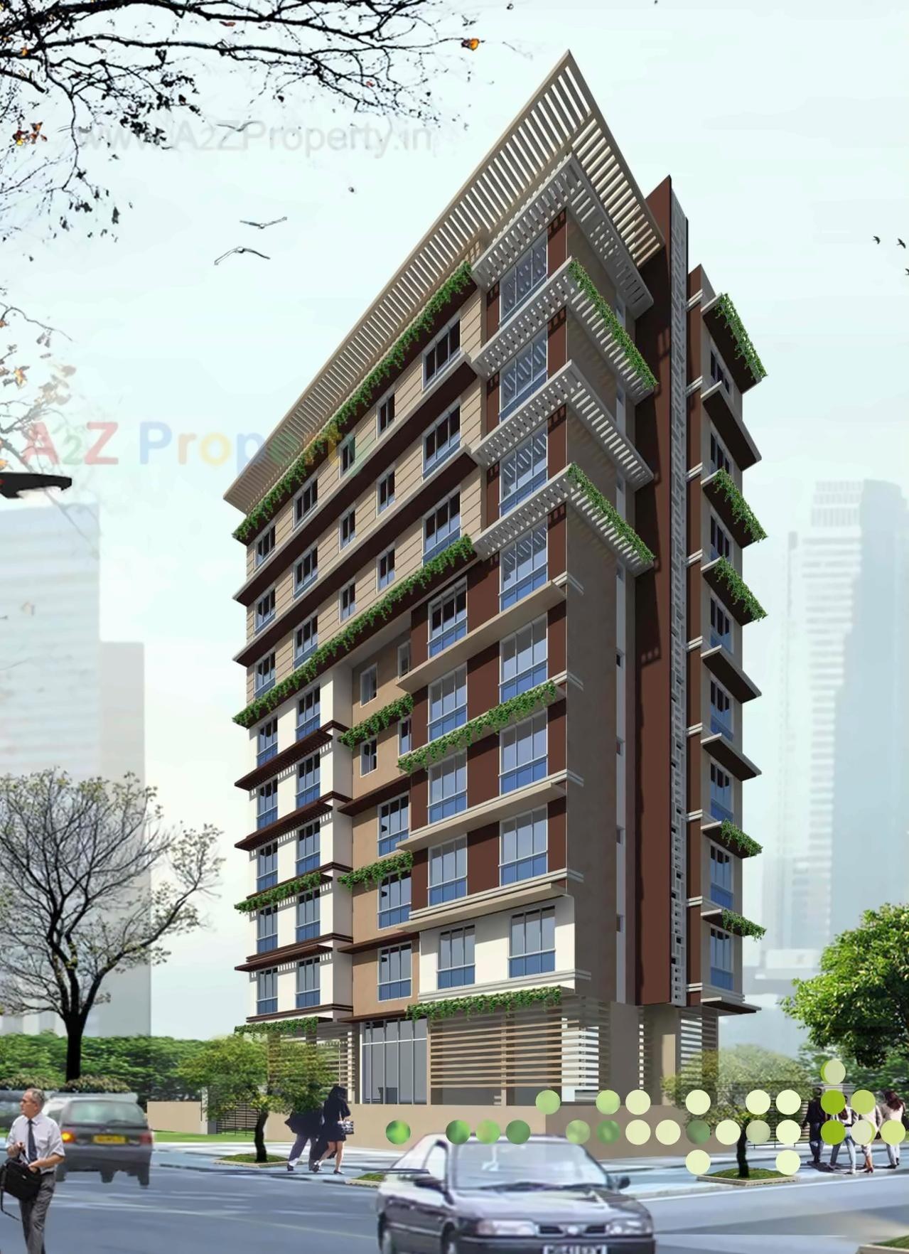 3D Elevation of real estate project Modispaces Oyster located at Borivali, MumbaiSuburban, Maharashtra