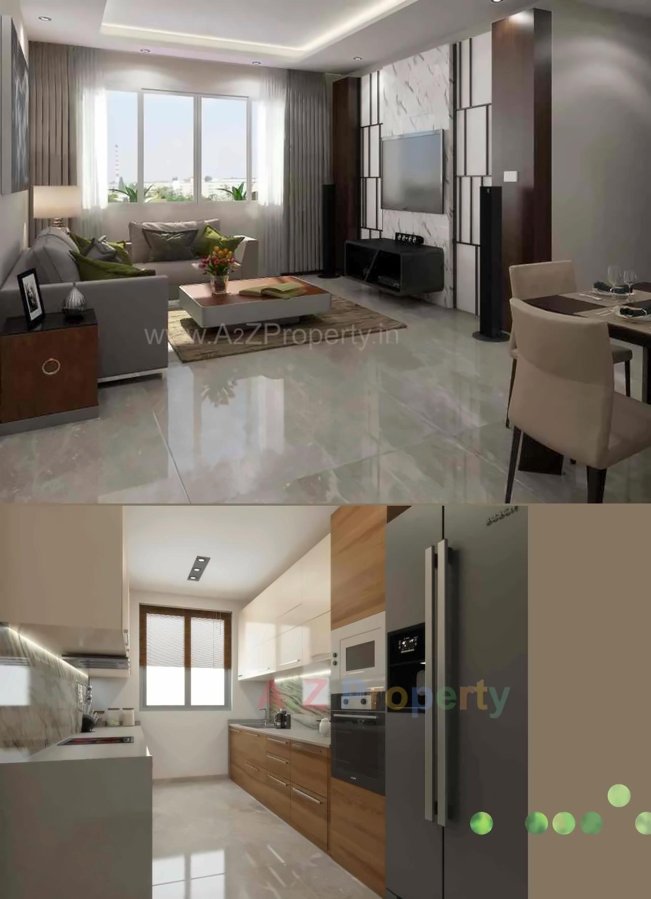 3D Elevation of real estate project Modispaces Oyster located at Borivali, MumbaiSuburban, Maharashtra