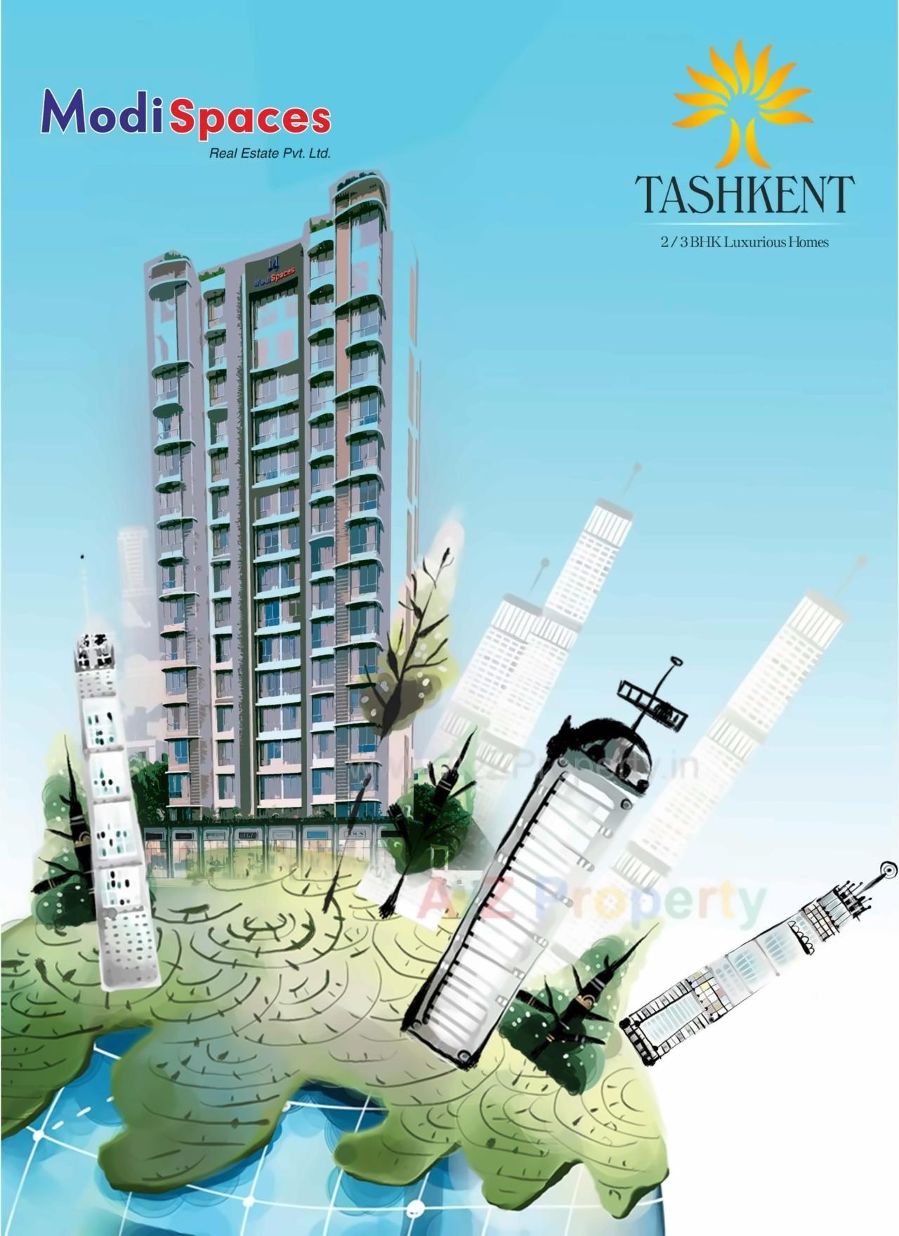 Layout of real estate project Modispaces Tashkent located at Borivali, MumbaiSuburban, Maharashtra