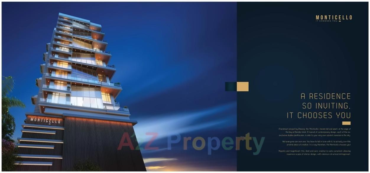 3D Elevation of real estate project Monticello located at Andheri, MumbaiSuburban, Maharashtra