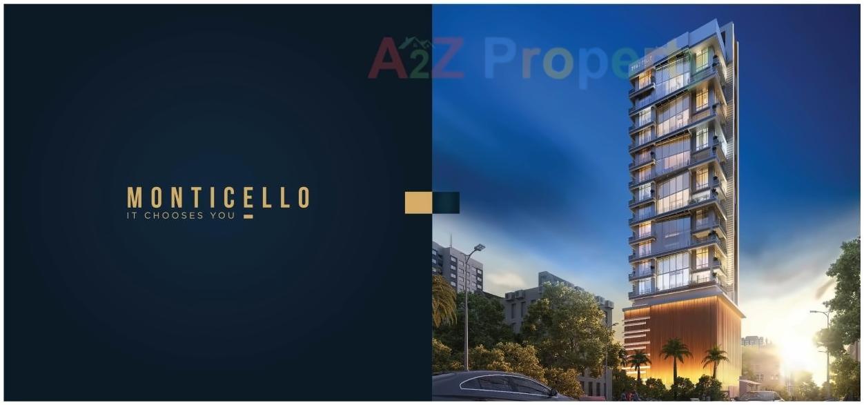 3D Elevation of real estate project Monticello located at Andheri, MumbaiSuburban, Maharashtra