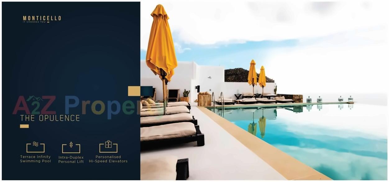 3D Elevation of real estate project Monticello located at Andheri, MumbaiSuburban, Maharashtra