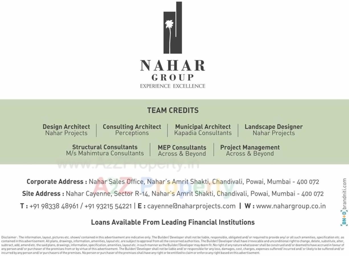  of real estate project Nahar Cayenne located at Kurla, MumbaiSuburban, Maharashtra