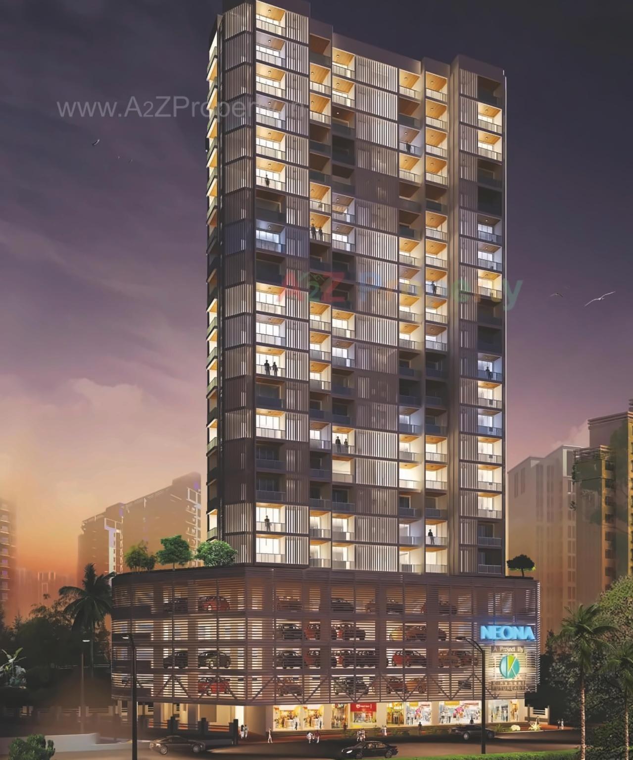 3D Elevation of real estate project Neona located at Kurla, MumbaiSuburban, Maharashtra