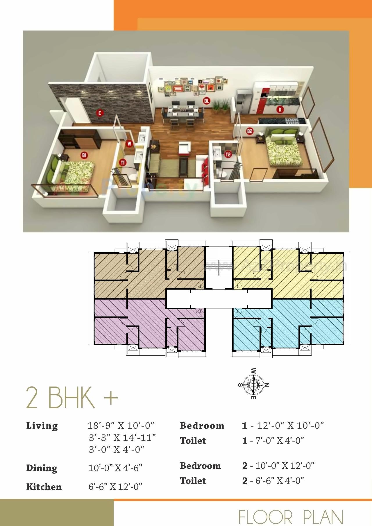 Layout of real estate project New Jagdamba located at Andheri, MumbaiSuburban, Maharashtra