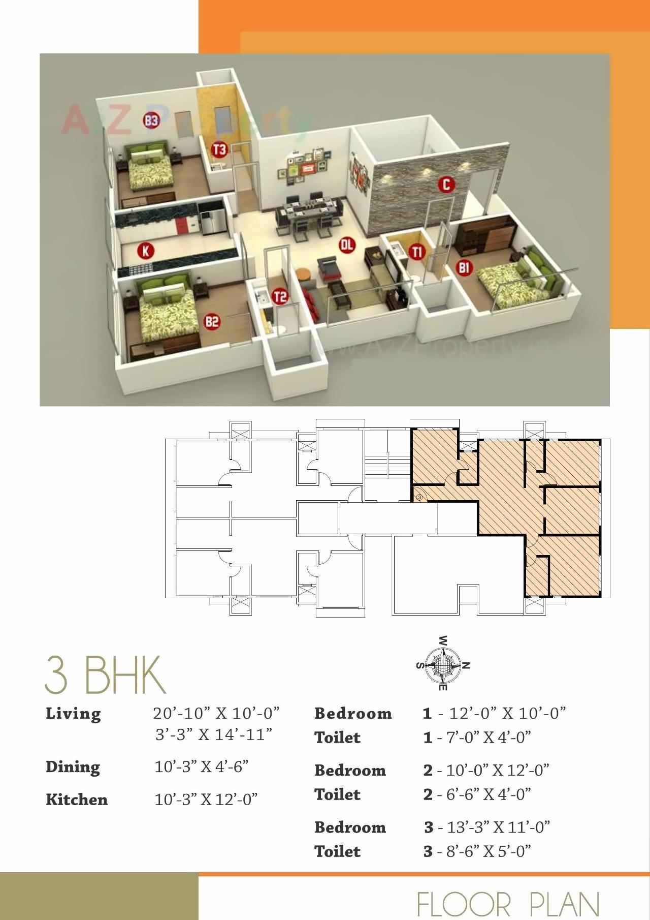 Layout of real estate project New Jagdamba located at Andheri, MumbaiSuburban, Maharashtra