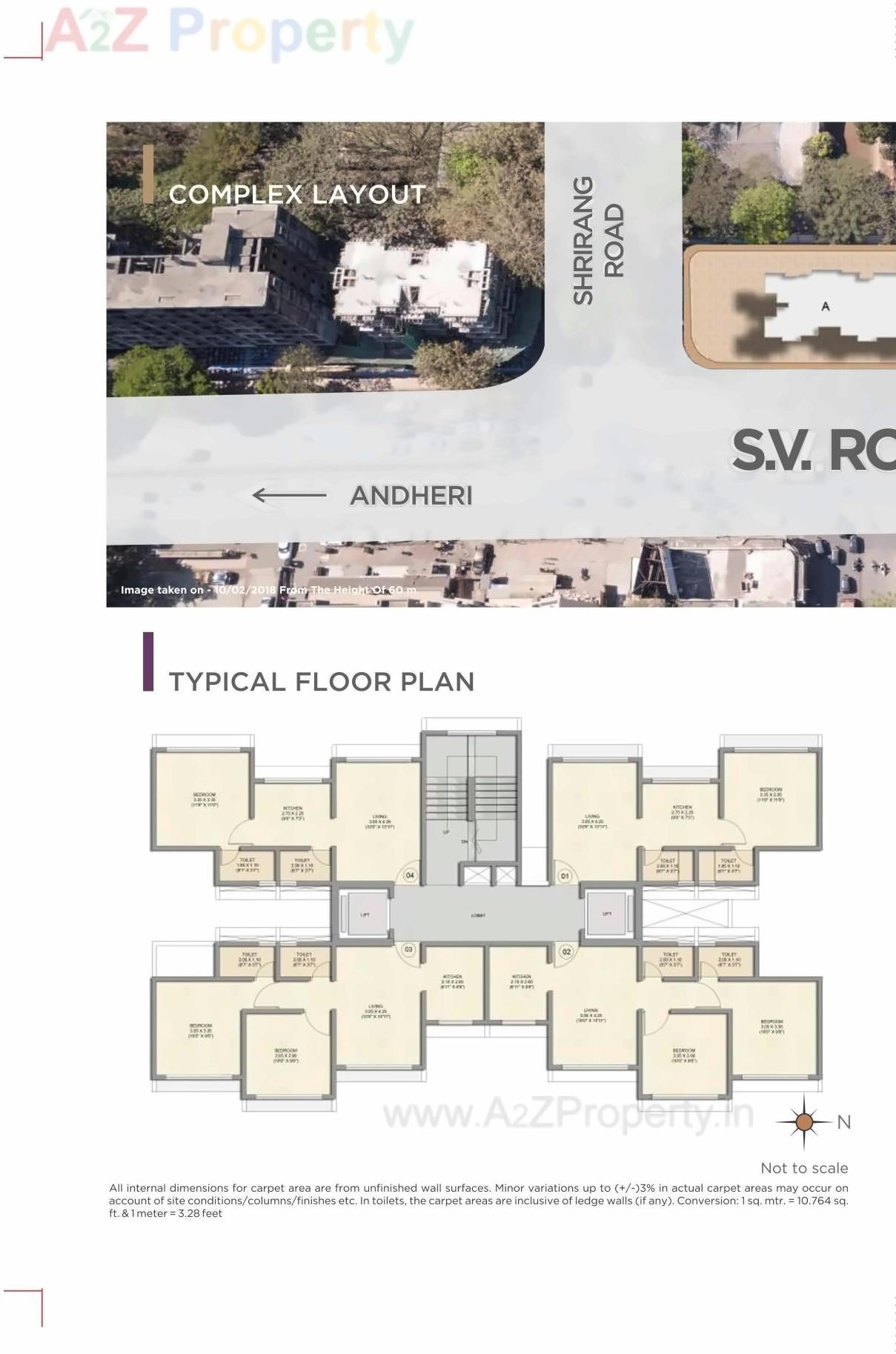 Layout of real estate project Nirlon Employees Cooperative Housing Society Limited  11, 12 , located at Borivali, MumbaiSuburban, Maharashtra